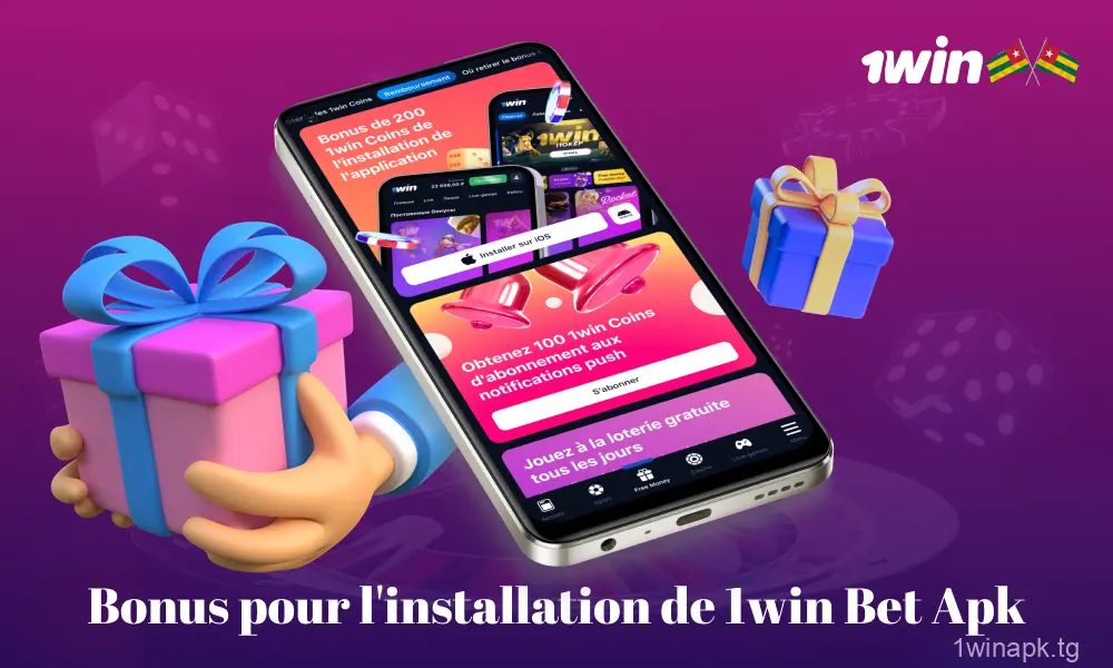 En téléchargeant l'application mobile 1win Togo, vous obtiendrez 200 points de fidélité qui peuvent être échangés contre de l'argent véritable.